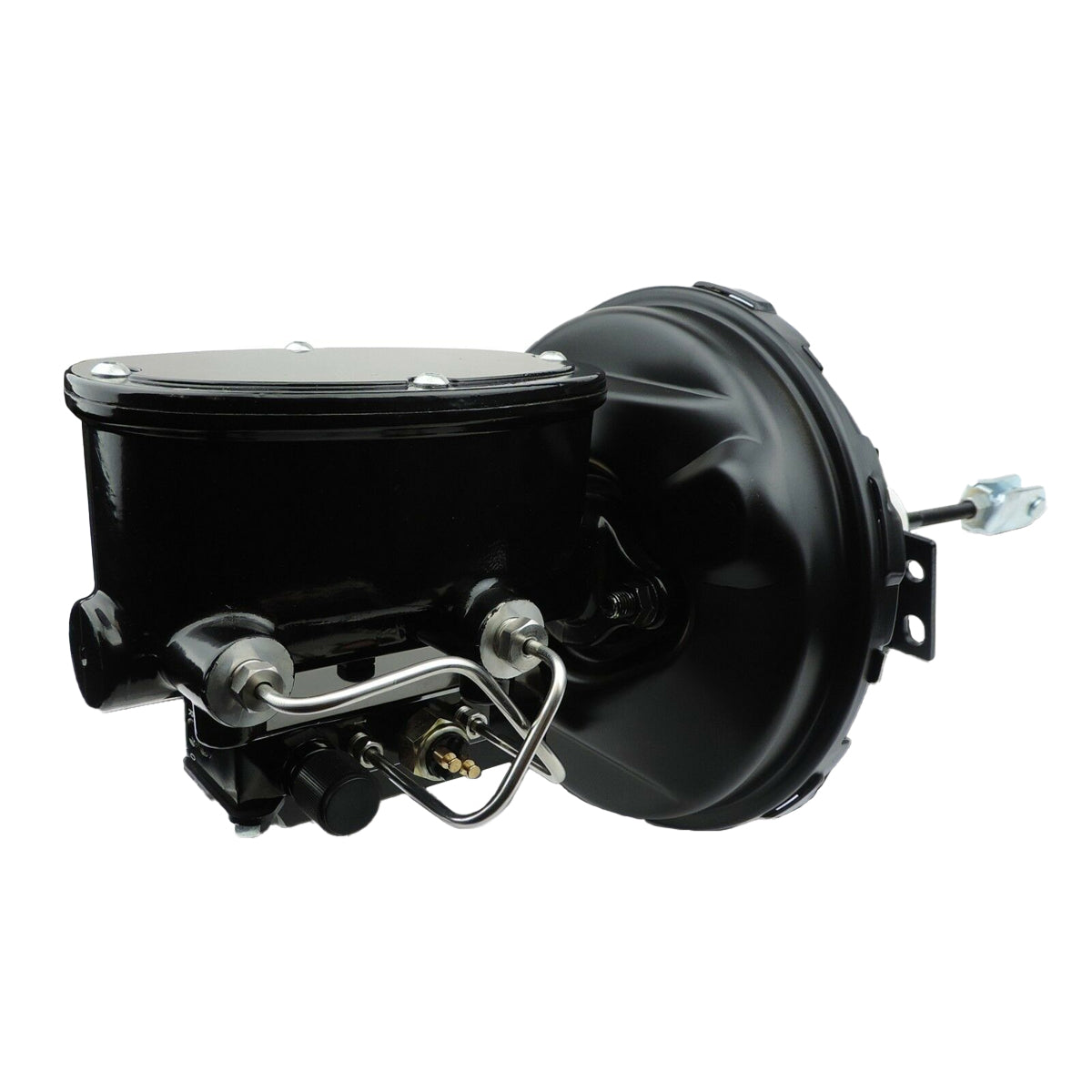1964-67 GM A body 9 inch power brake booster master cylinder 4 wheel drum chrome