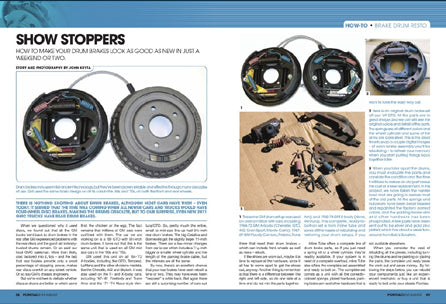 Show Stoppers: Restoring Drum Brakes - Pontiac Enthusiast October, 2010
