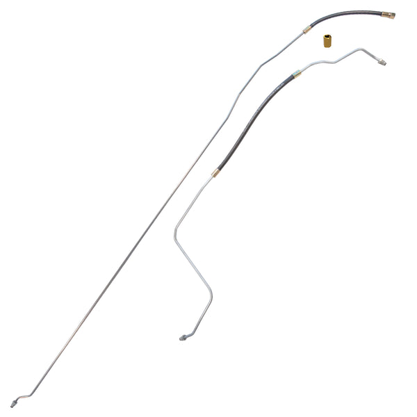 1995-96 Chevrolet GMC Truck 4WD 1/2-Ton V6 (Non-Vortec) FI Ext. Cab Longbed 5/16" Fuel Return Lines 2pc, Stainless