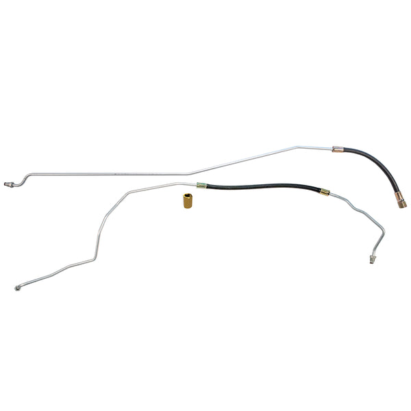 1990-94 Chevrolet/GMC Truck 4WD 1/2, 3/4-Ton Big Block V8 FI (w/Rubber Hose) Std. Cab Shortbed 5/16" Fuel Return Lines 2pc, Stainless