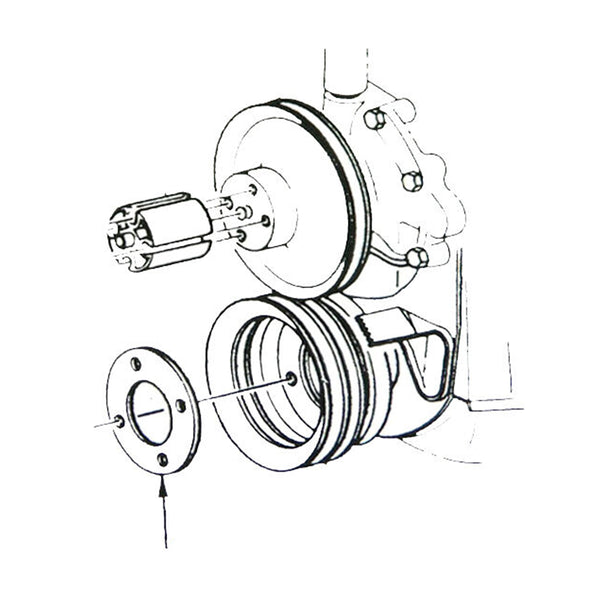 1969-72 Oldsmobile Crank Pulley Reinforcement Spacer, Also 1979 Trans Am Olds 403 Engine