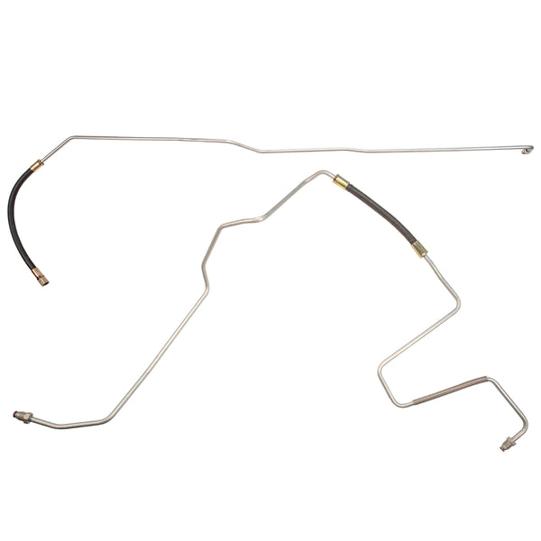 1994-96 Chevrolet/GMC S10/Sonoma 2WD 2.2L 4CYL FI Ext. Cab Shortbed 5/16" Fuel Return Lines 2pc, OE Steel