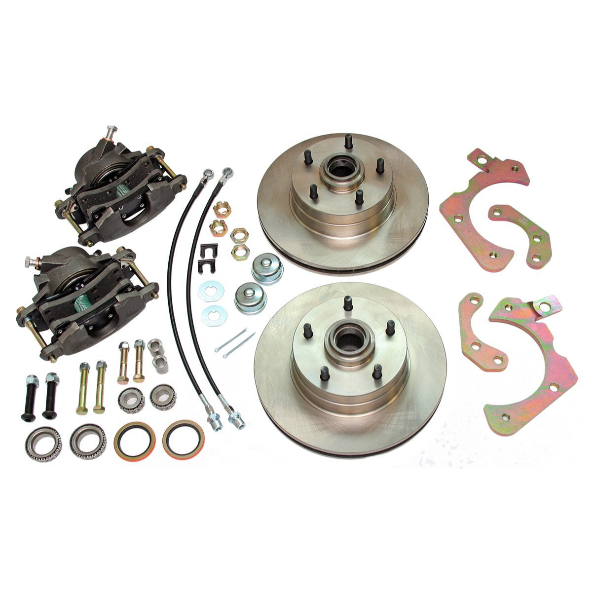 1955-58 Chevrolet Car (All Models) Disc Brake Conversion Lower Wheel Kit, 15" Wheels