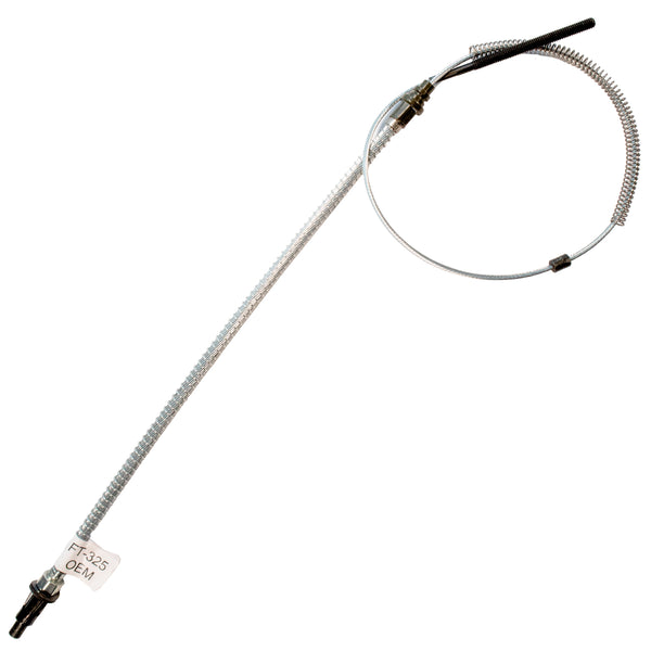 1967-70 Chevrolet Impala Front Parking Brake Cable T-350, PG, Manual, OE Steel