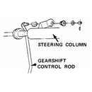 1969-77 GM A-Body Back Drive Steering Column Rod Hardware 4pc