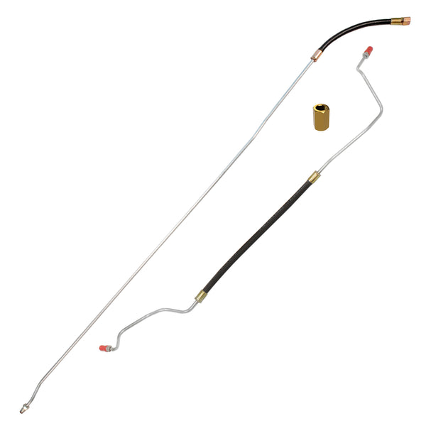 1995-96 Chevrolet GMC Truck 2WD 1/2-Ton Small Block V8 (Vortec) FI Std. Cab Longbed 5/16" Fuel Return Lines 2pc, Stainless