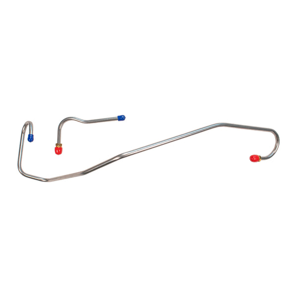1972-74 American Motors AMX/Javelin V8 4bbl Pump to Carb Lines 2pc, OE Steel