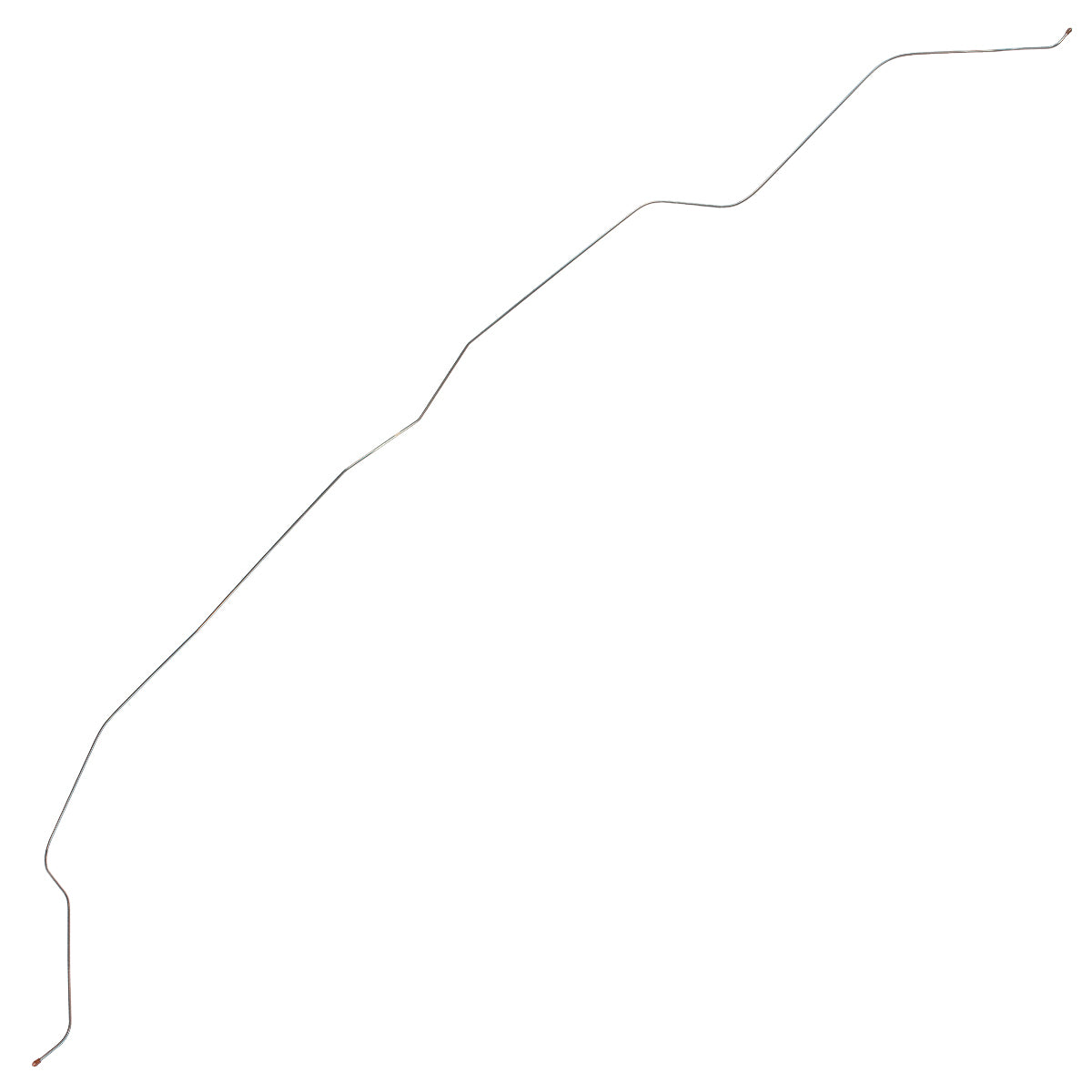 1973-74 American Motors AMX/Javelin 3/16" Fuel Return Line 1pc, OE Steel