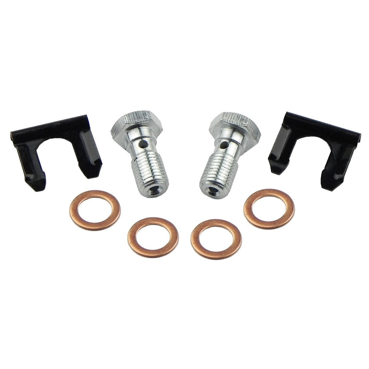 1969-77 GM 7/16"-20 Banjo Bolts, Crush Washers & Clips