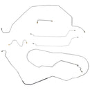 1965 Buick Special/Skylark (Non-GS) Convertible Manual Drum Brake Line Kit 6pc, OE Steel