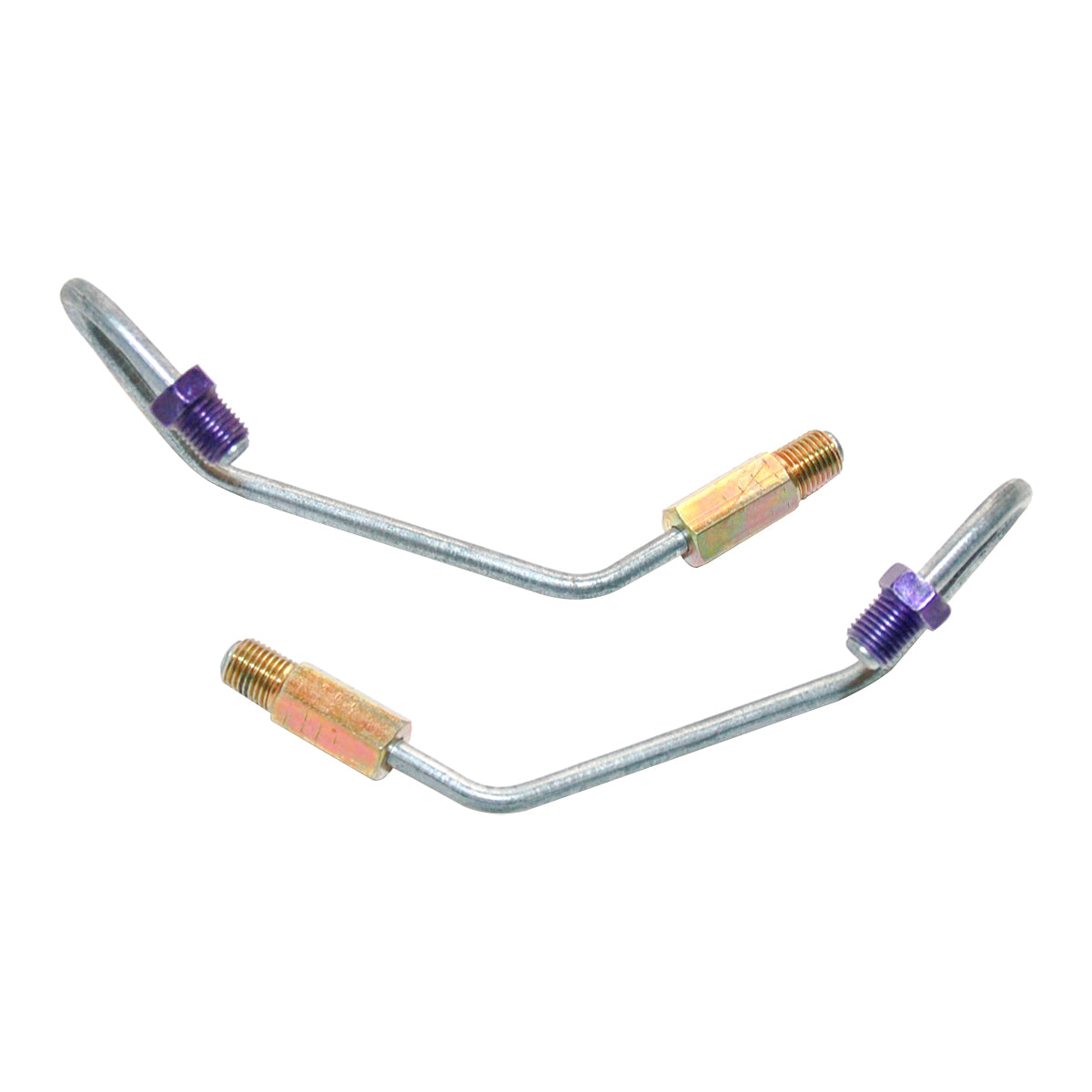 1968 Buick Skylark GS Front Drum Brake Lines (w/o spring) 2pc, OE Steel