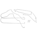 1997-99 Buick Century Front Disc/Rear Drum Mid Chassis Brake Line Kit (w/o Flex) 7pc, OE Steel