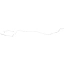 1983-87 Buick Regal Grand National T-Type FI (PS Routing) 5/16" Fuel Emission Lines 2pc, OE Steel