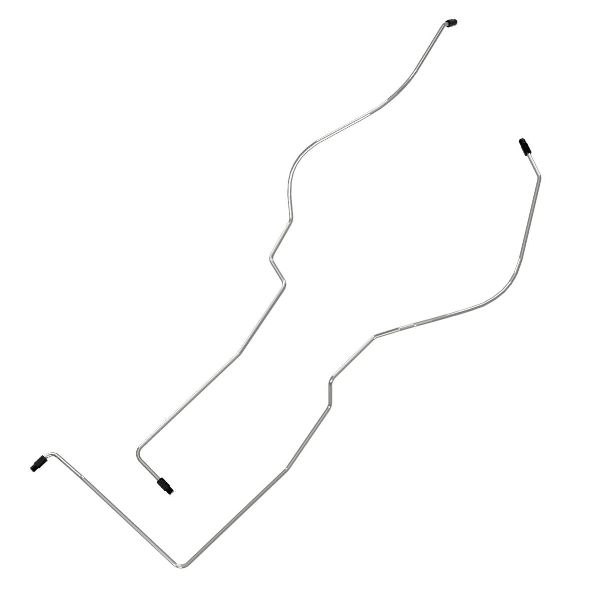 1965 Buick Special Skylark V8 Powerglide Bottom Port Radiator Trans Cooler Lines 2pc, OE Steel