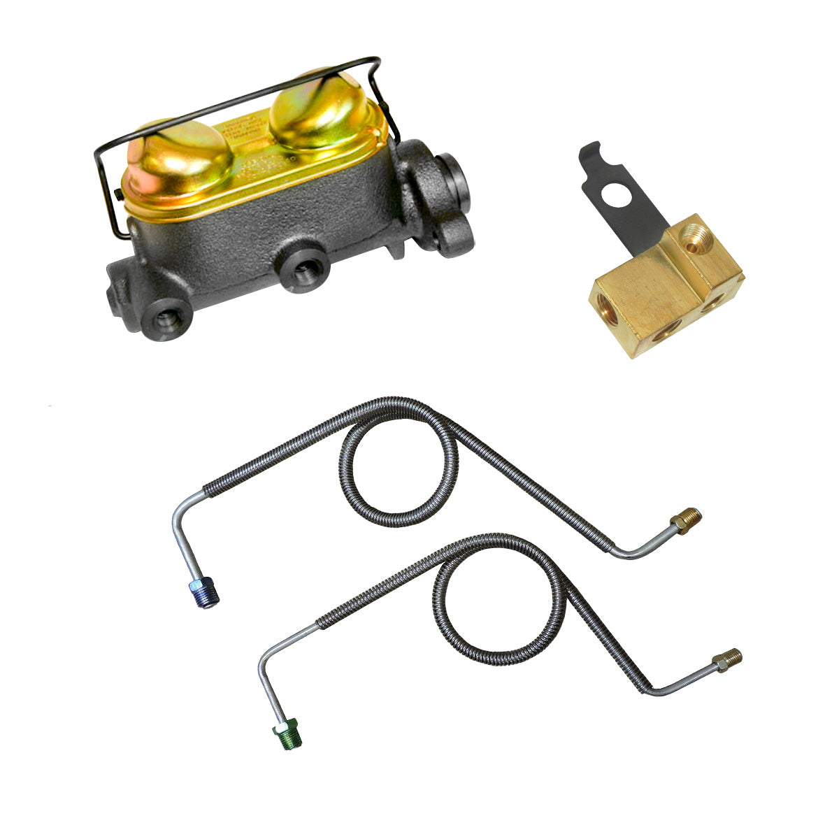 1964-65 GM A-Body Dual Master Conversion Kit - 4 Wheel Manual Drum Brakes
