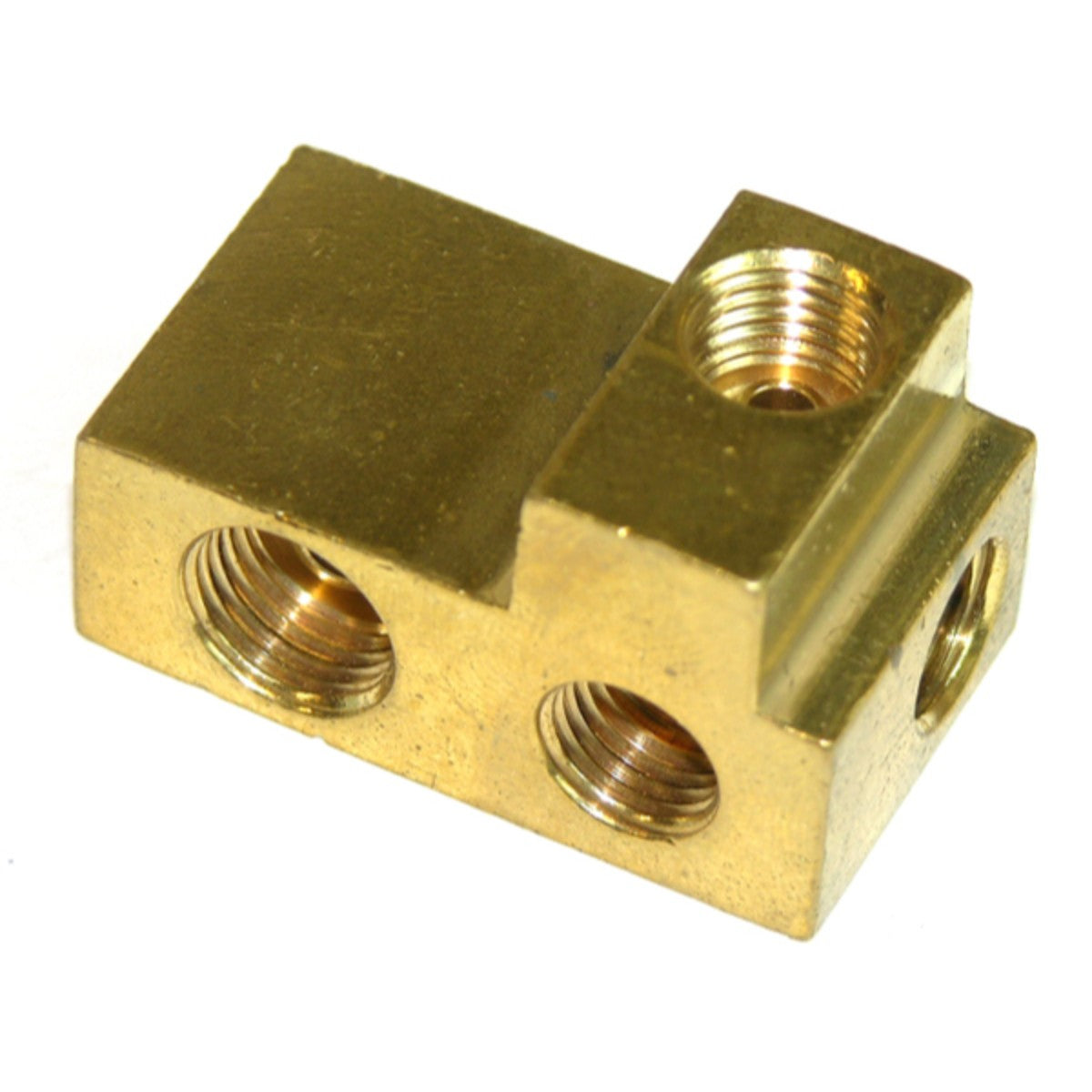 1966 GM Full-Size Car Dual-Reservoir Master Cylinder Distribution Block (No Bracket)