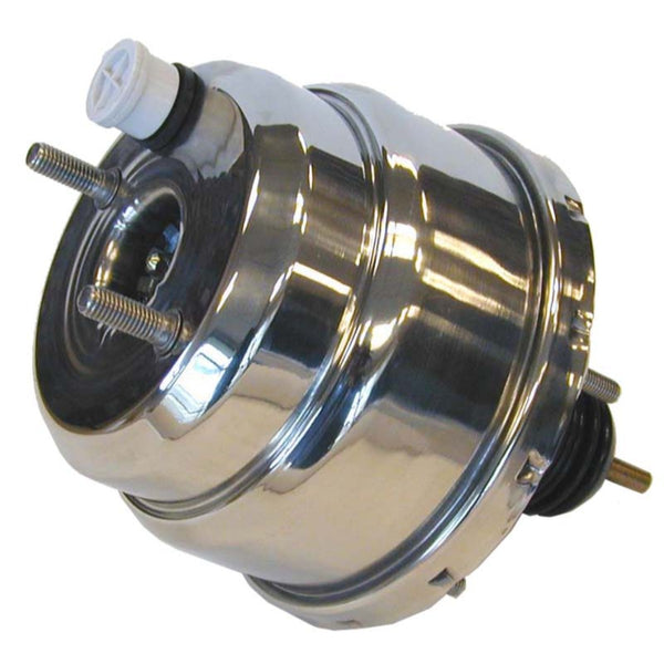 7" Chrome Dual Diaphragm Smooth Face Booster