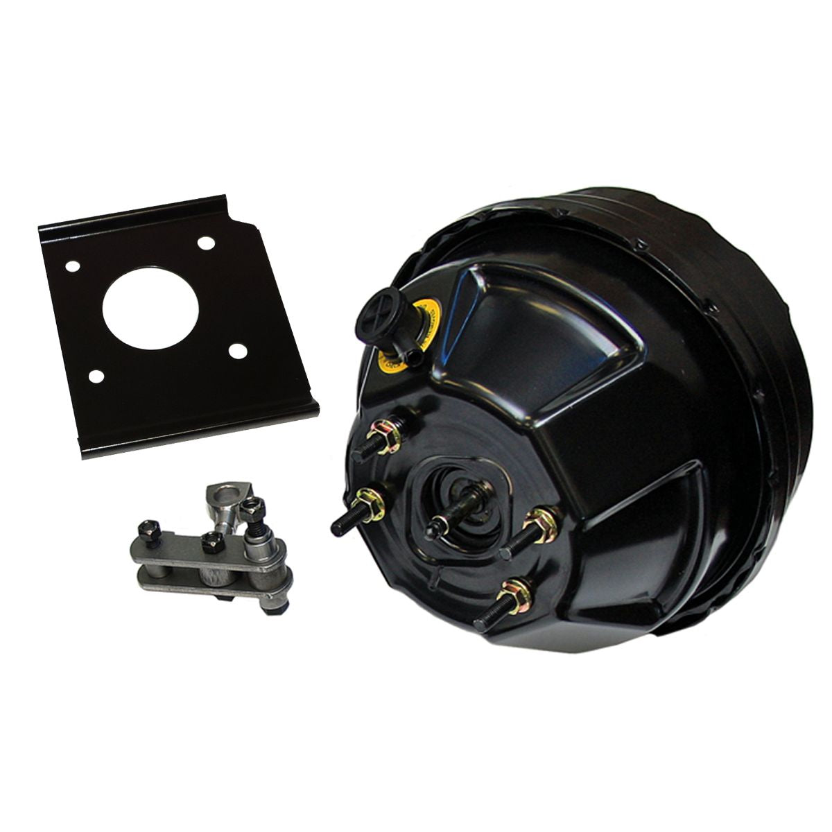 1971-74 Mopar B-Body Factory Bendix Trapezoid Booster with Firewall Mounting Plate and Push Rod Assembly