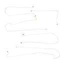 2000-05 Buick LeSabre Four-Wheel Disc w/ABS 3/16" F to R Brake Lines 5pc, OE Steel