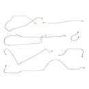1949 Buick Roadmaster Series 70 Manual Drum Brake Line Kit, OE Steel