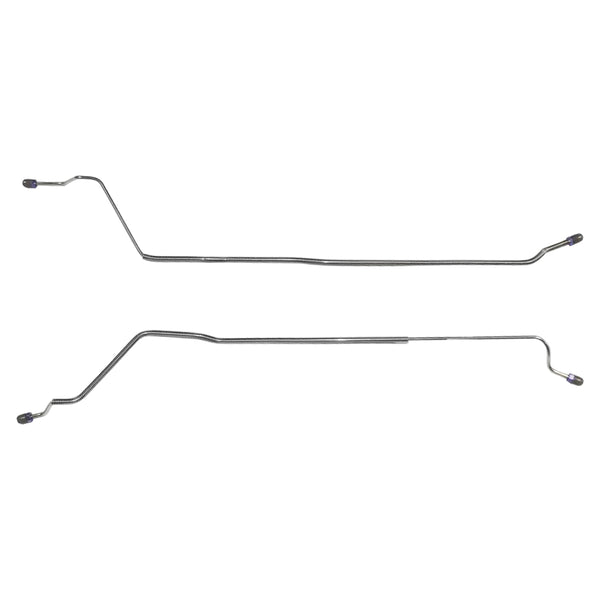 1991-94 Buick Roadmaster (Sedan Only) Rear Drum, Rear Axle Brake Line Kit 2pc, OE Steel