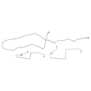 1995-96 Buick Roadmaster Sedan Mid Chassis Brake Line Kit, 3pc, OE Steel