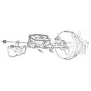 1971-81 GM F-Body X-Body Power Disc Brake Proportioning Valve Bracket