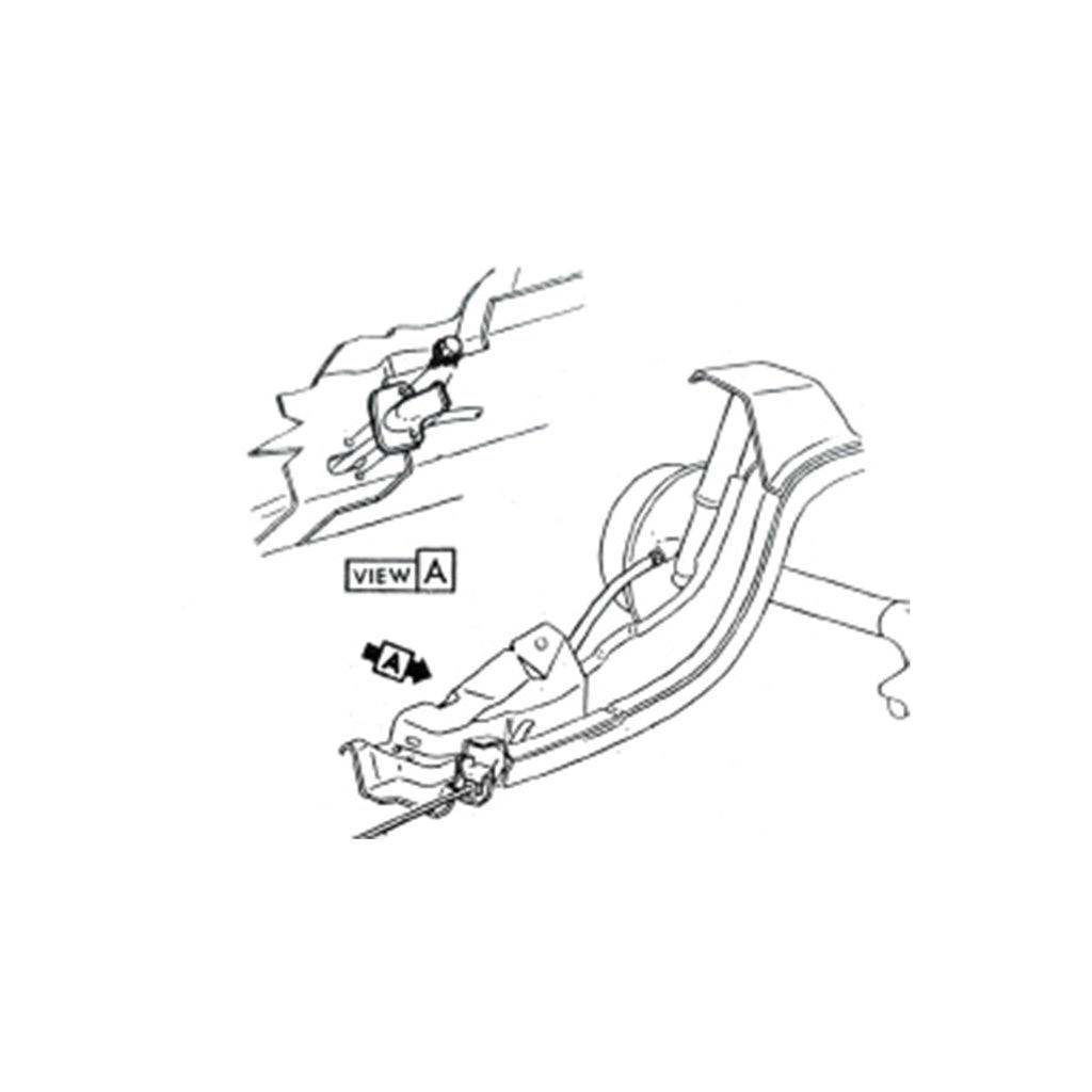 1970-81 GM F-body Rear Parking Brake Cable Retainers, 2pc