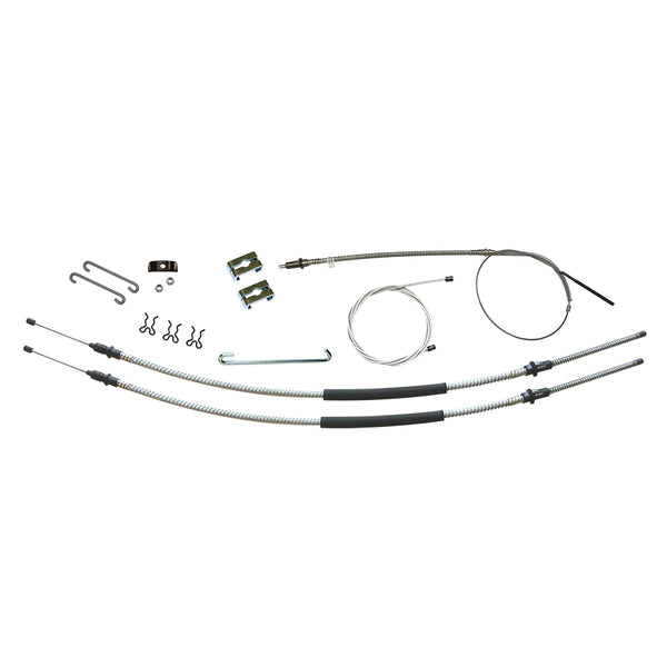 1968-72 El Camino T-400 Trans Complete E-Brake Cable Kit, OE Steel