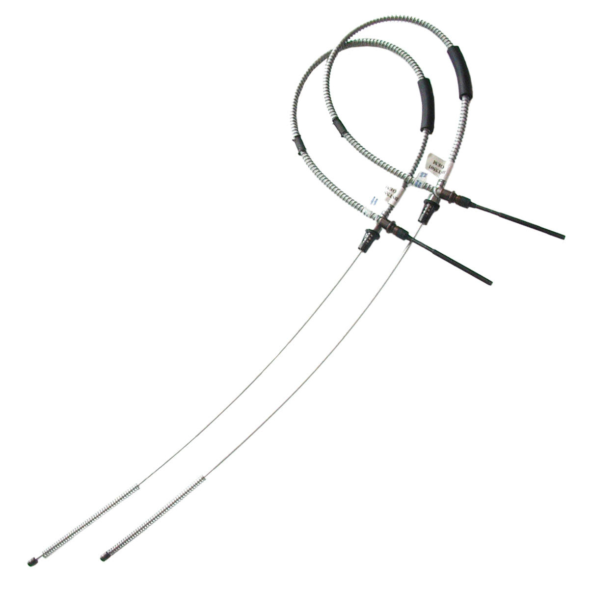 1959 Chevrolet GMC Truck 1/2 Ton Rear Parking Brake Cable Pair 62-1/8" OE Steel