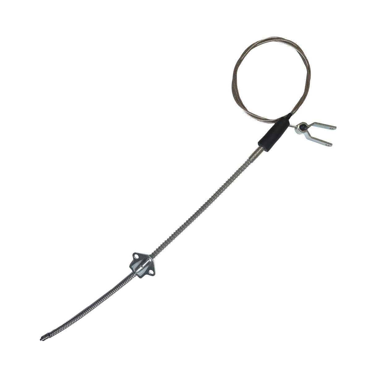 1960-62 Chevrolet GMC Truck 1/2 Ton 2wd Long Bed Rear Parking Brake Cable Bolt-On, 1pc, OE Steel