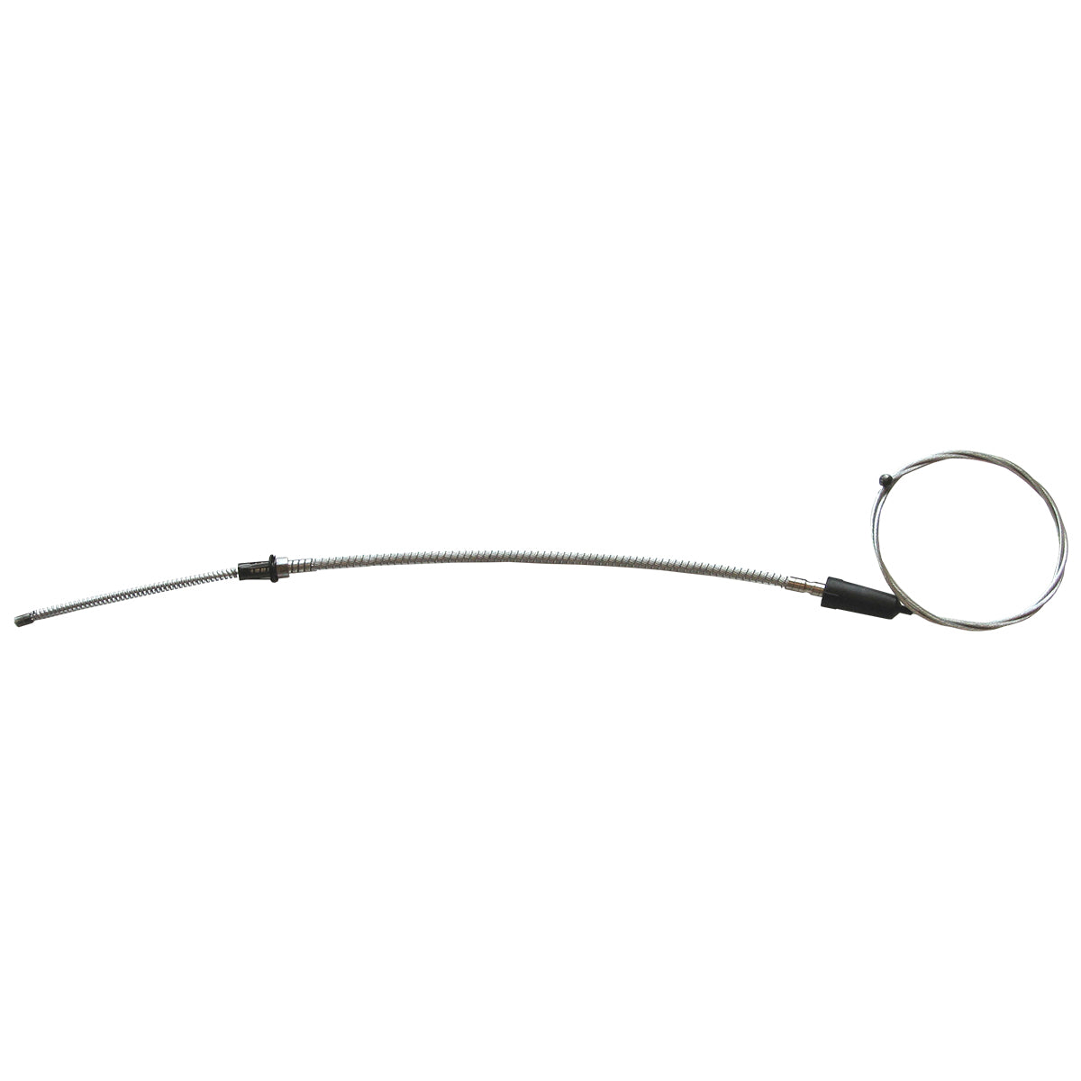 1963 Chevrolet GMC Truck 1/2 ton, 2wd, Short Bed, Rear Parking Brake Cable Snap into Backing Plate, 1pc, OE Steel