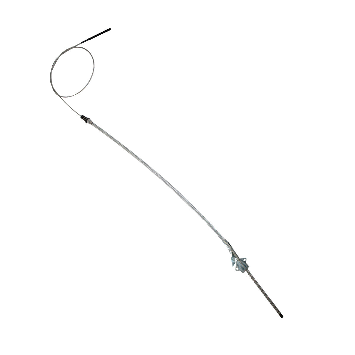 1964-65 Chevrolet GMC Truck 1/2 ton, 2wd, Short Bed, Rear Parking Brake Cable, (Bolts to Backing Plate), OE Steel
