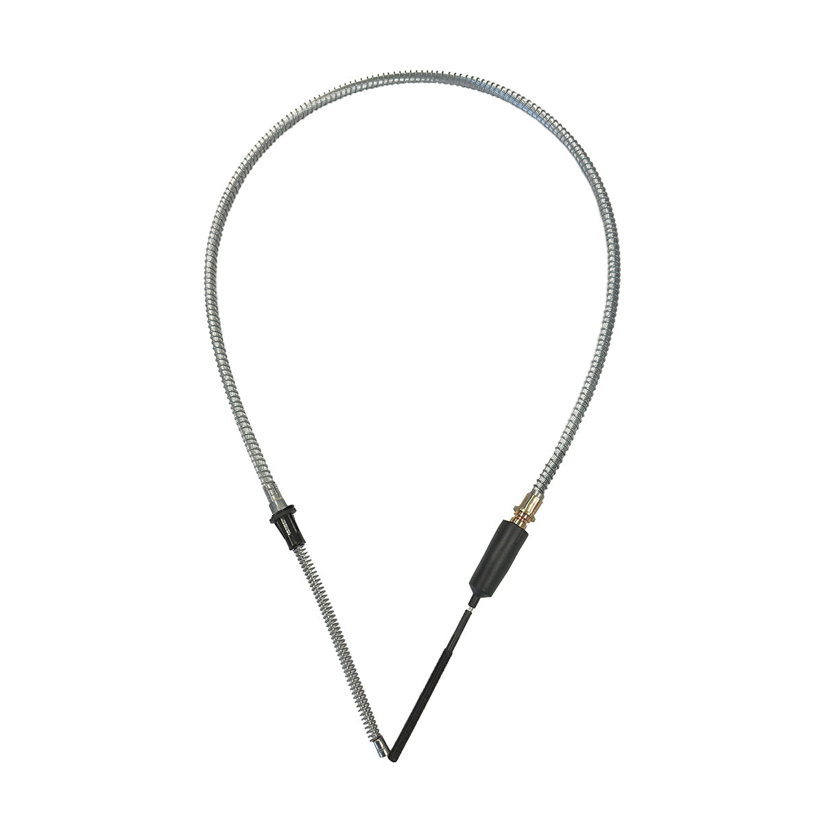 1964-65 GM Truck 1/2 Ton 4wd Longbed Rear Snap-in Cable, OE Steel