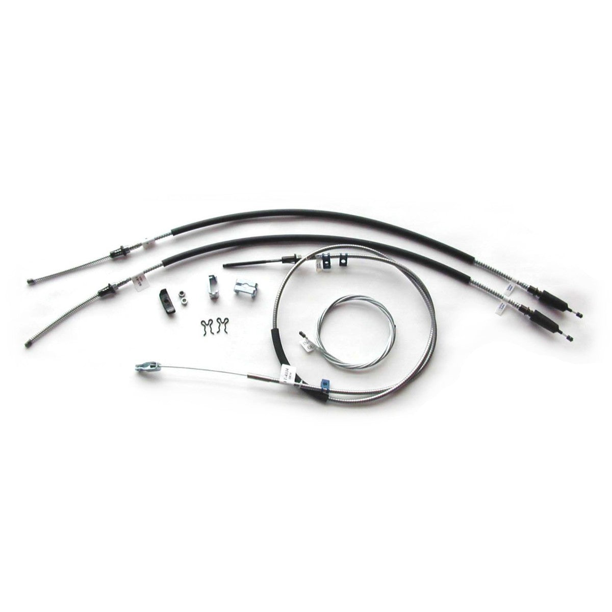 1966 GM Truck T400 Longbed 3/4 Ton Coil Rear Complete Cable Kit, OE Steel