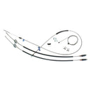 1969-72 Chevrolet Blazer 2wd, PG Manual Trans, Leaf Rear, Complete Brake Cable Kit, OE Steel