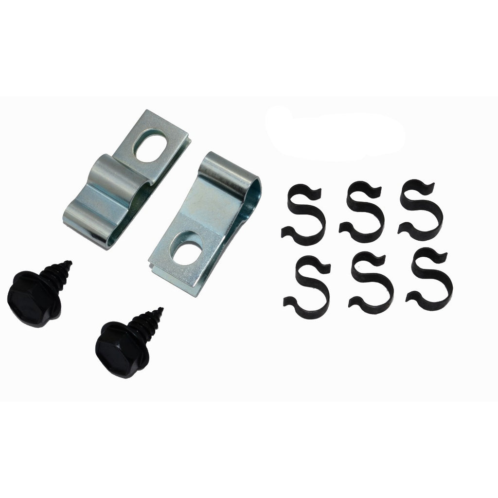 1970 GM Buick Skylark Gran Sport A-Body Fuel Line Clip Kit 3/8" With Fuel Return Line 10pc