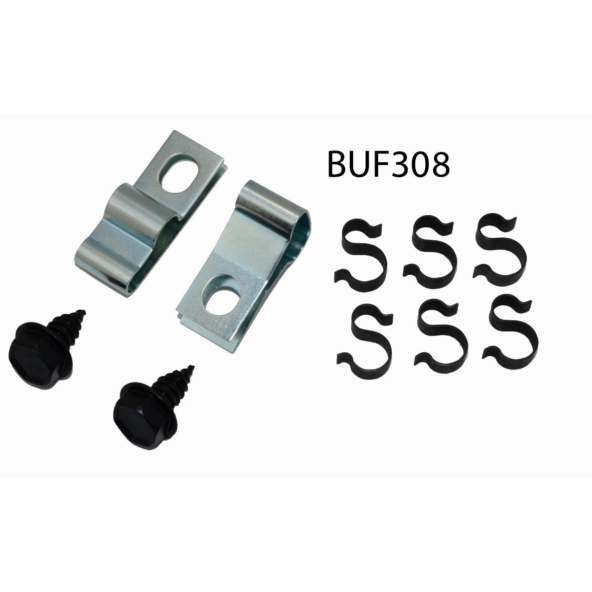 1970 GM Buick Skylark Gran Sport A-Body Fuel Line Clip Kit 3/8" With Fuel Return Line 10pc