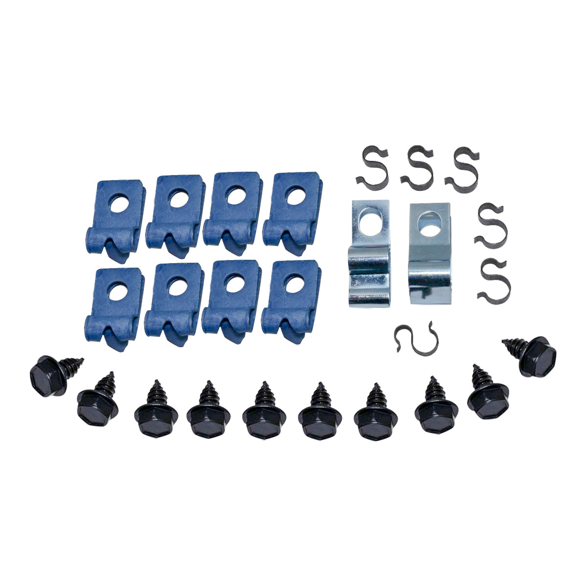 1971-72 GM Buick Skylark Gran Sport A-Body 5/16" EMS Vapor & 1/4" Return Lines Clip Kit 26pc