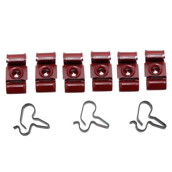 1964-66 Chevrolet Chevelle El Camino A-Body Brake Line Clip Kit 9pc