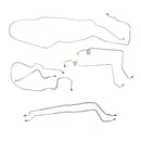 1987-90 Cadillac Brougham 121.5" WB Power Disc Complete Brake Line Kit 7pc, OE Steel