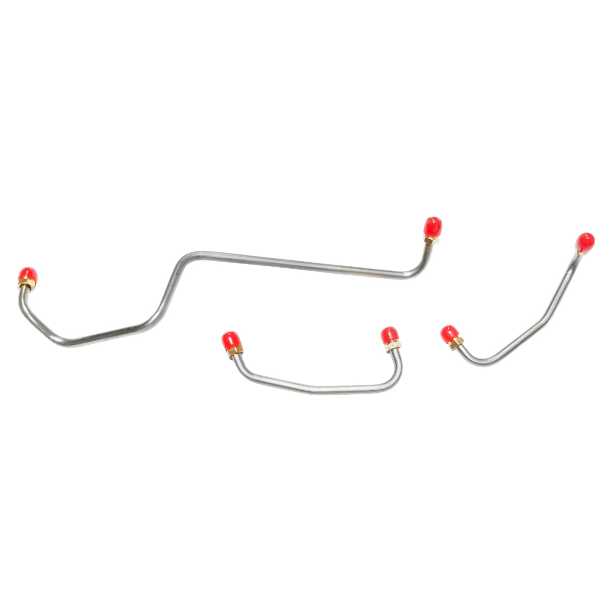 1959 Cadillac Eldorado 390CID-345HP Three Rochesters Pump to Carb Lines 3pc, OE Steel