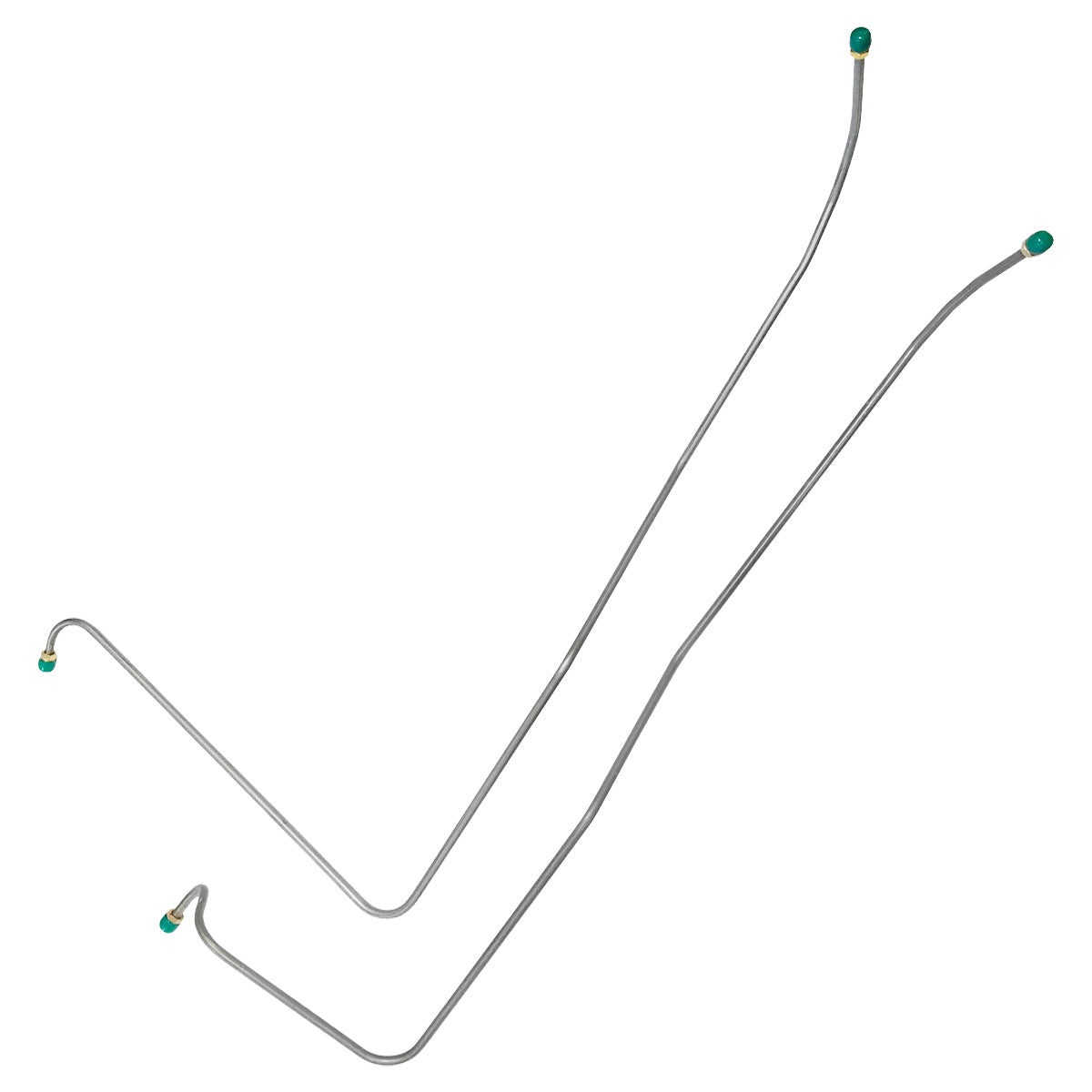 1965-66 Cadillac 3/8" Trans Cooler Lines 2pc, OE Steel