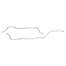 1968 Chevrolet Camaro Mono Leaf Rear 3/16" Rear Axle Drum Brake Lines 2pc, OE Steel