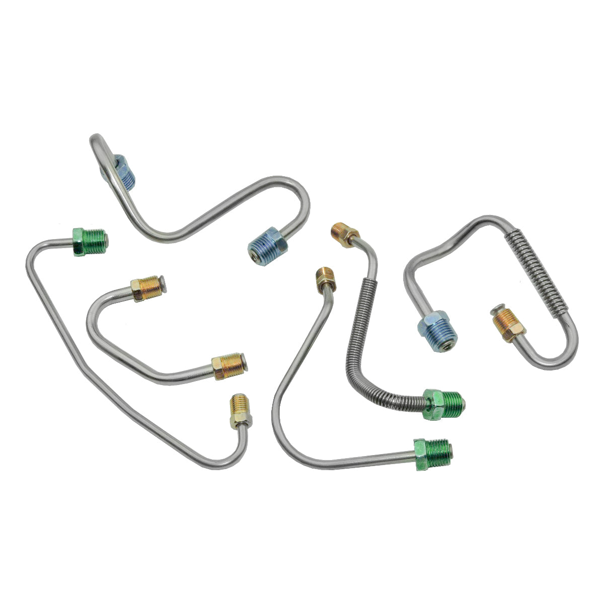 1970 Camaro Firebird Nova, Power Or Manual Disc Master Cylinder Lines, 6pc OE Steel