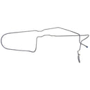 1971-73 Chevrolet Camaro Firebird 1/4" Manual Disc  Front to Rear Brake Line, OE Steel