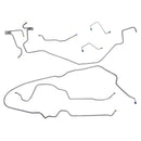 1981 Chevrolet Camaro Z-28 (Only) Power Disc Brake Line Kit 7pc, OE Steel