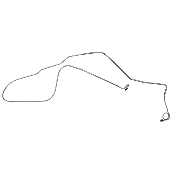 1984-85 Chevrolet Camaro Power Disc Drum Metric Fittings 1/4" Front to Rear Brake Line 1pc, OE Steel