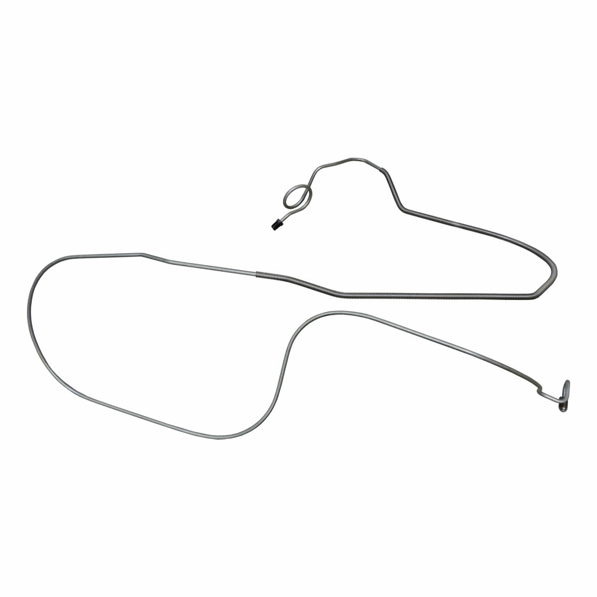 1986-92 Chevrolet Camaro Power Disc 1/4" Front to Rear Brake Line Metric Fittings 1pc, OE Steel