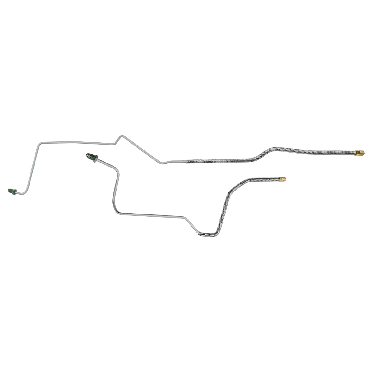 1982-1992 Chevrolet Camaro Pontiac Firebird, Rear Disc Brake Line Conversion, Rear Axle Line Kit - 2pc - OE Steel